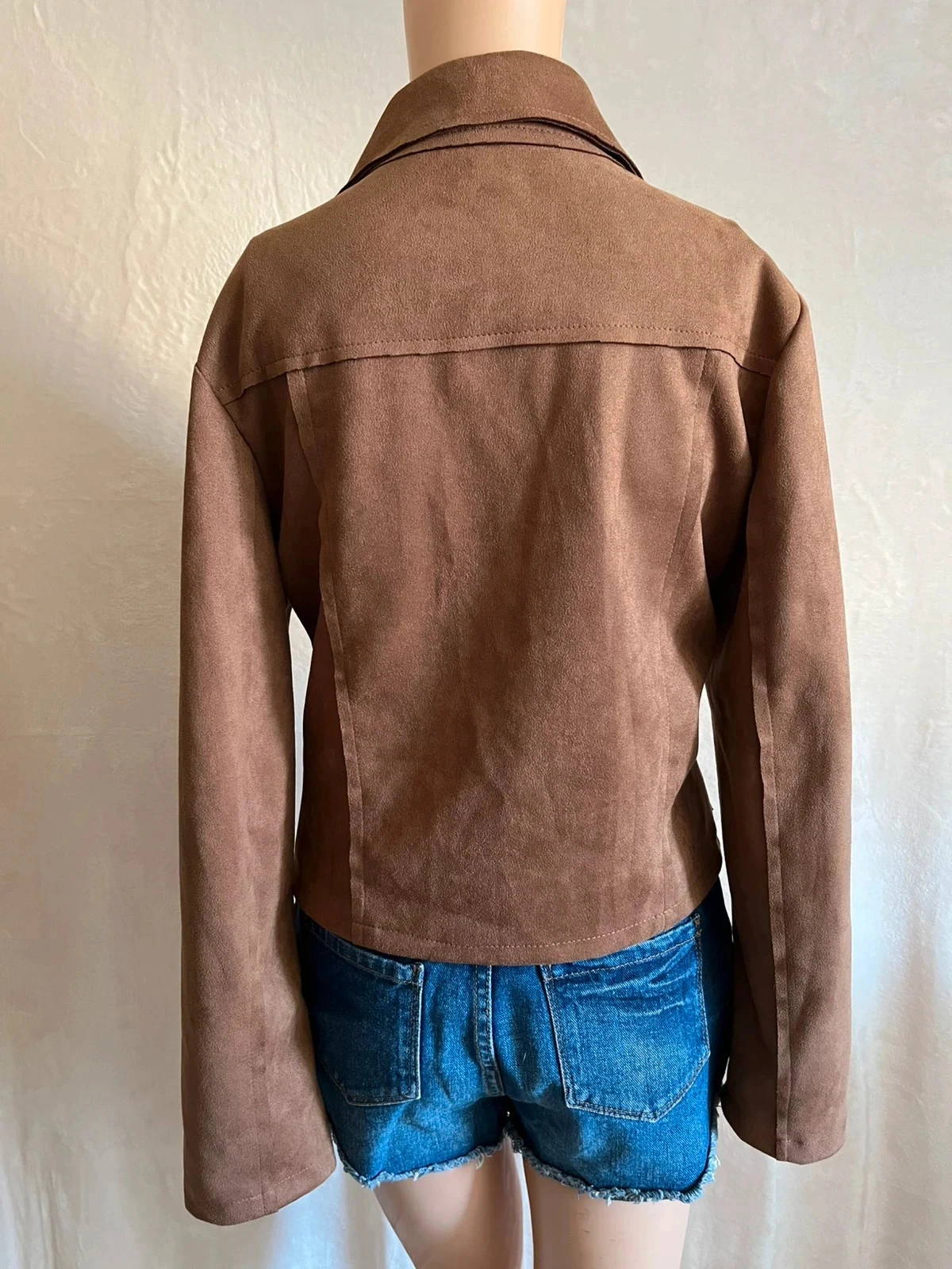 Perfecto camel efeito camurça u collection tamanho 36 - a jaqueta chique e na moda 🤎 – photo 4